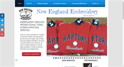 Desktop Screenshot of newenglandembroidery.com