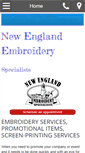 Mobile Screenshot of newenglandembroidery.com